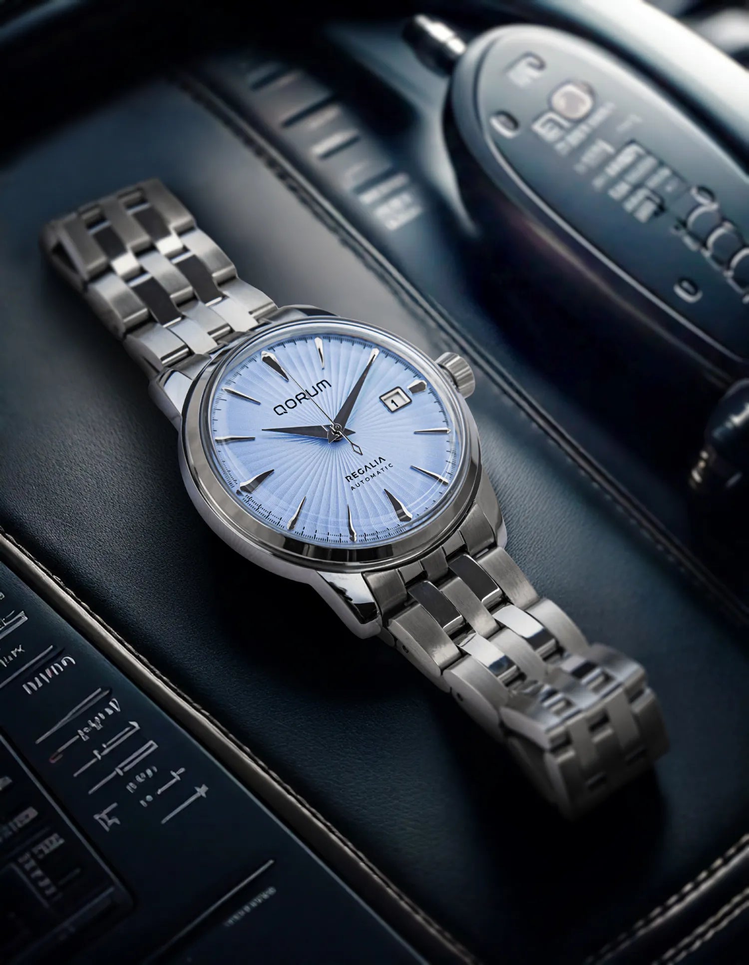 Qorum Regalia Men’s Automatic Watch With Date Display