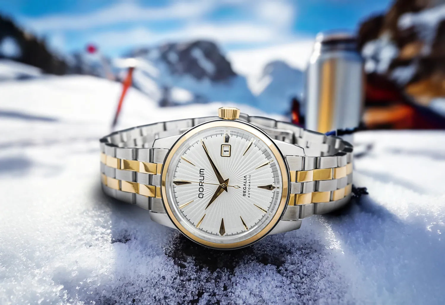 Qorum Regalia Men’s Automatic Watch With Date Display