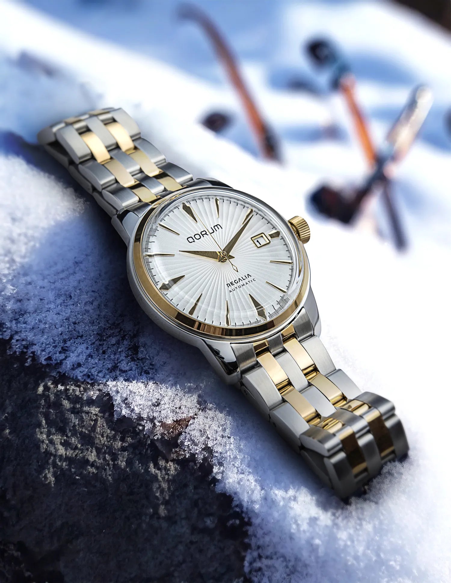 Qorum Regalia Men’s Automatic Watch With Date Display