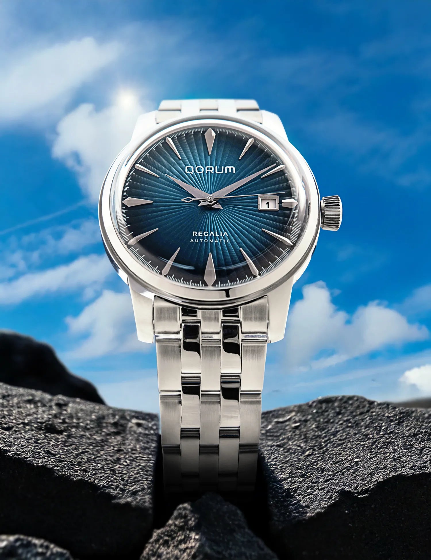 Qorum Regalia Men’s Automatic Watch With Date Display