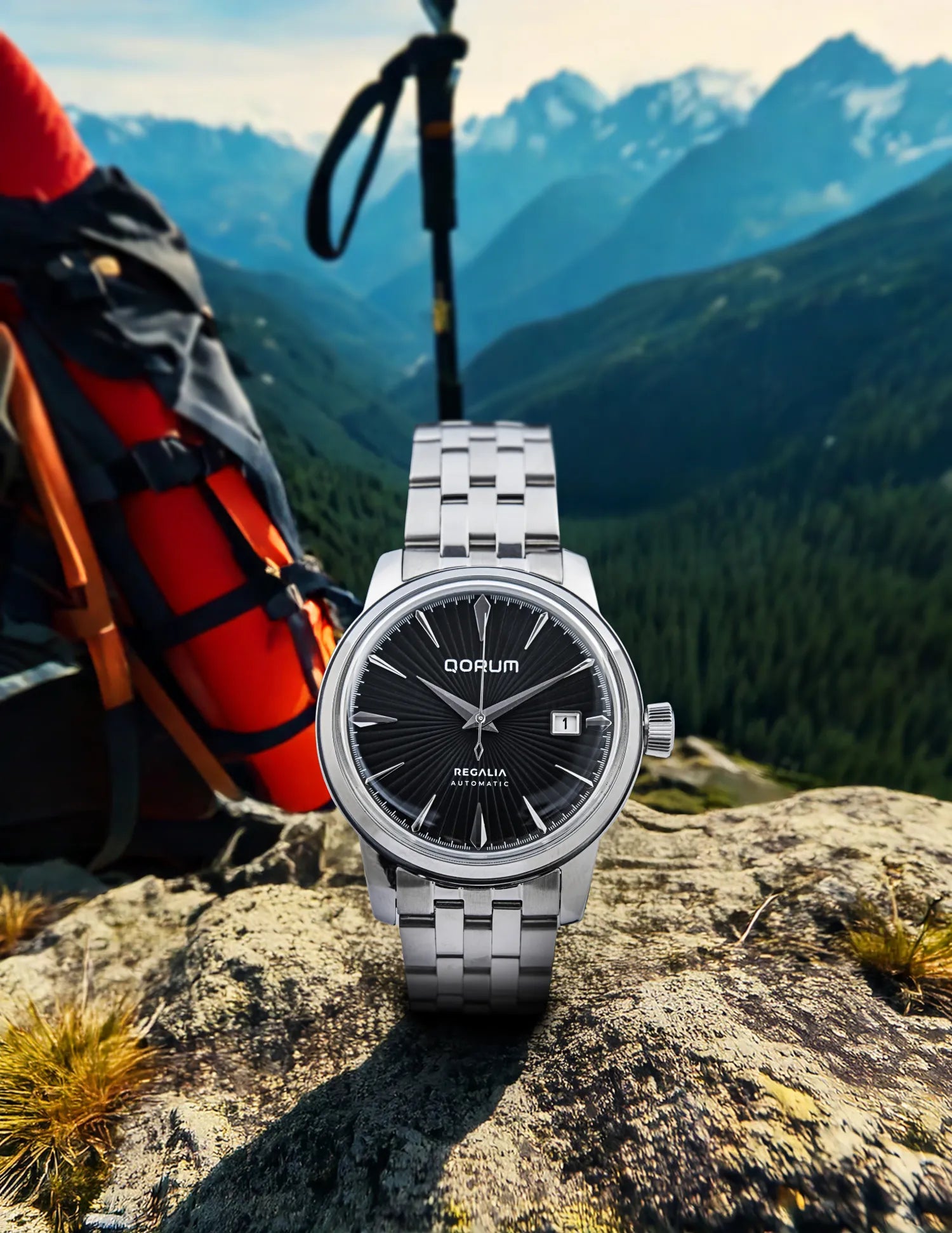 Qorum Regalia Men’s Automatic Watch With Date Display