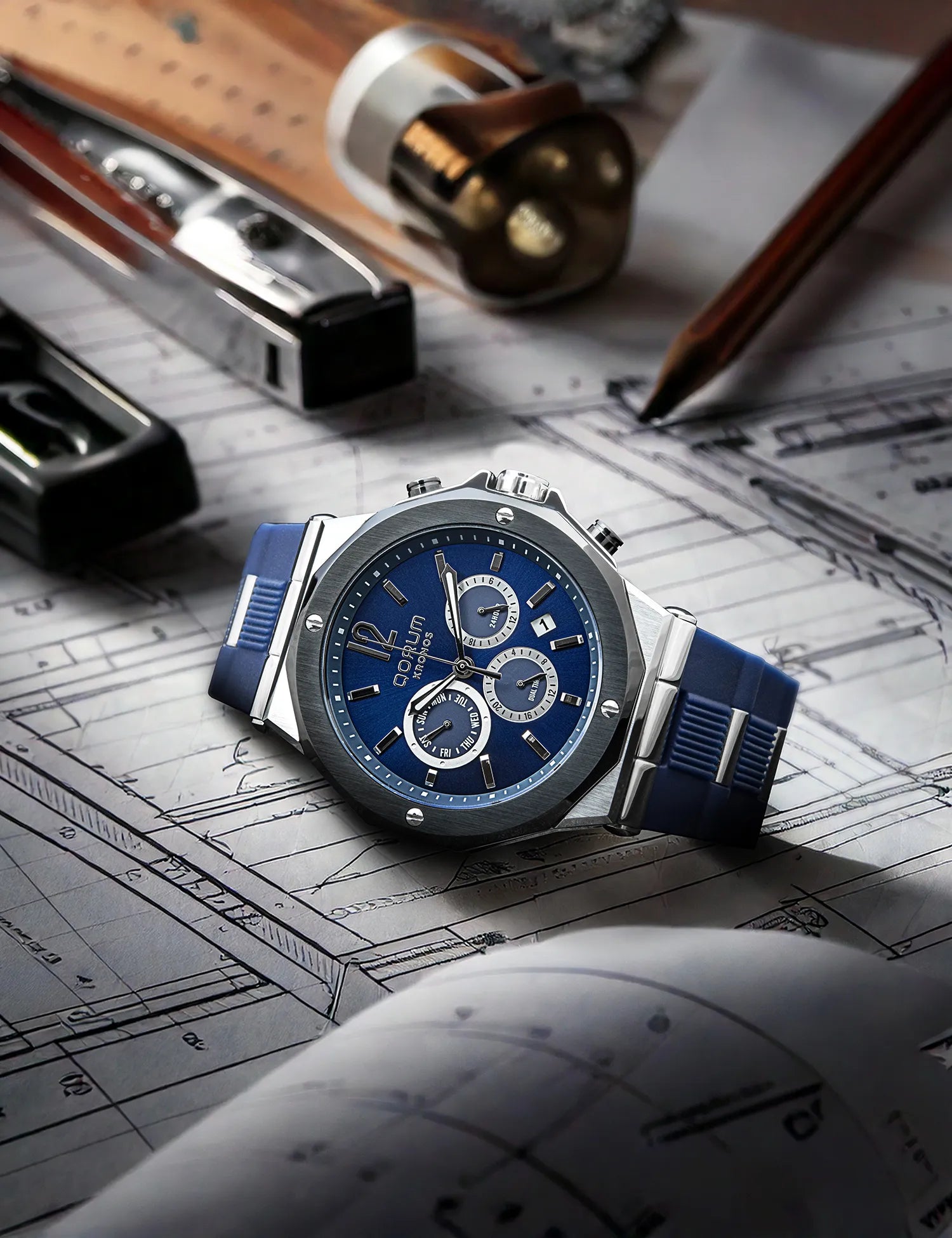 Qorum Kronos Men’s Chronograph Watch