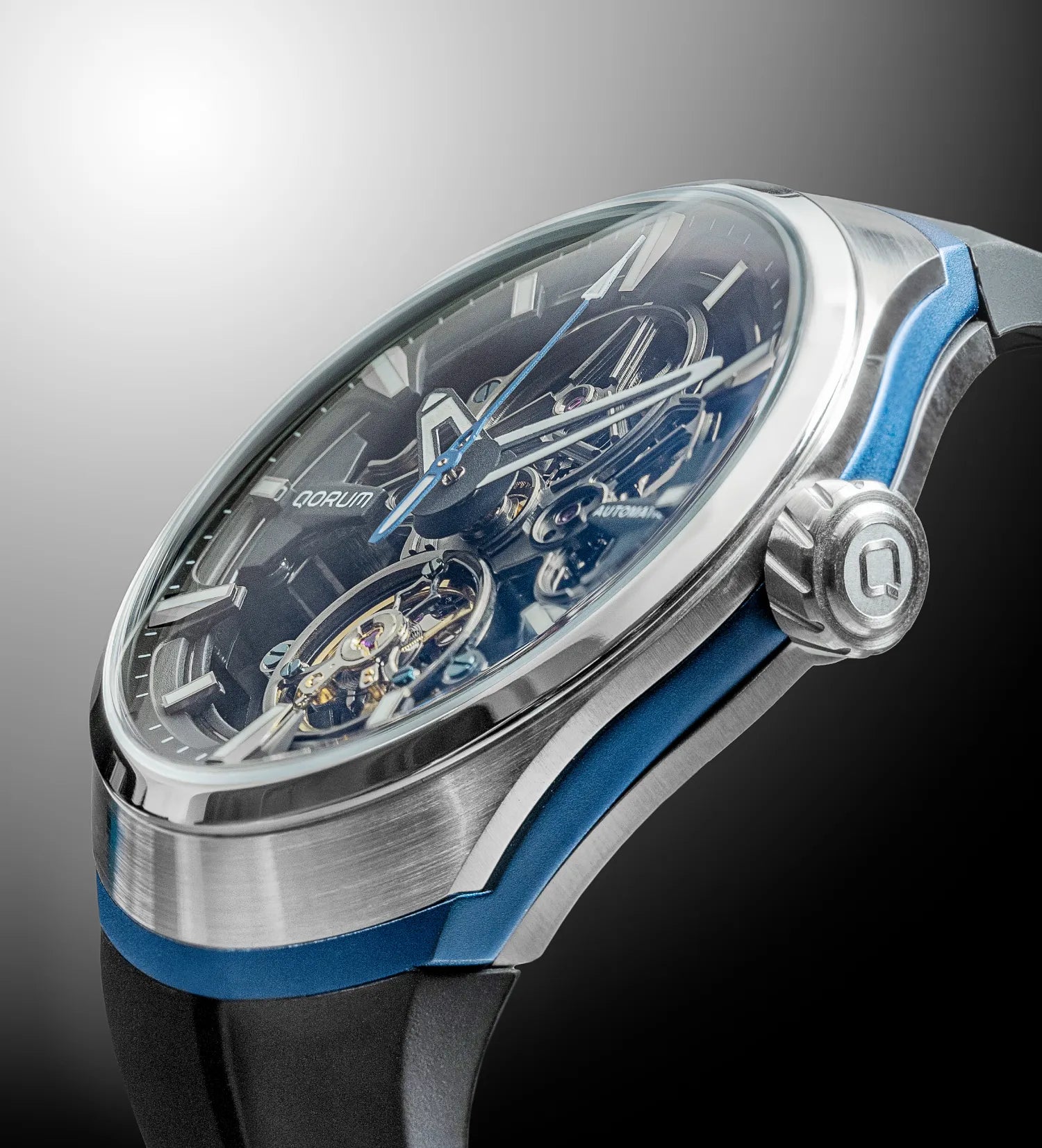 Qorum Equinox Men’s Automatic Skeleton Watch