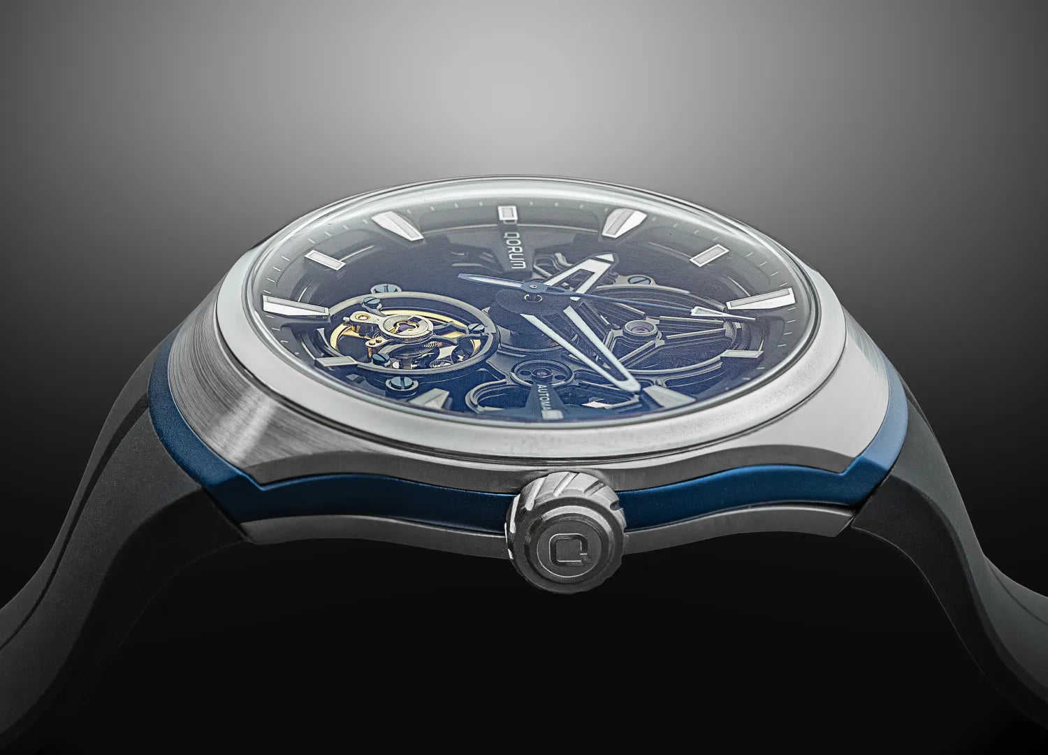 Qorum Equinox Men’s Automatic Skeleton Watch