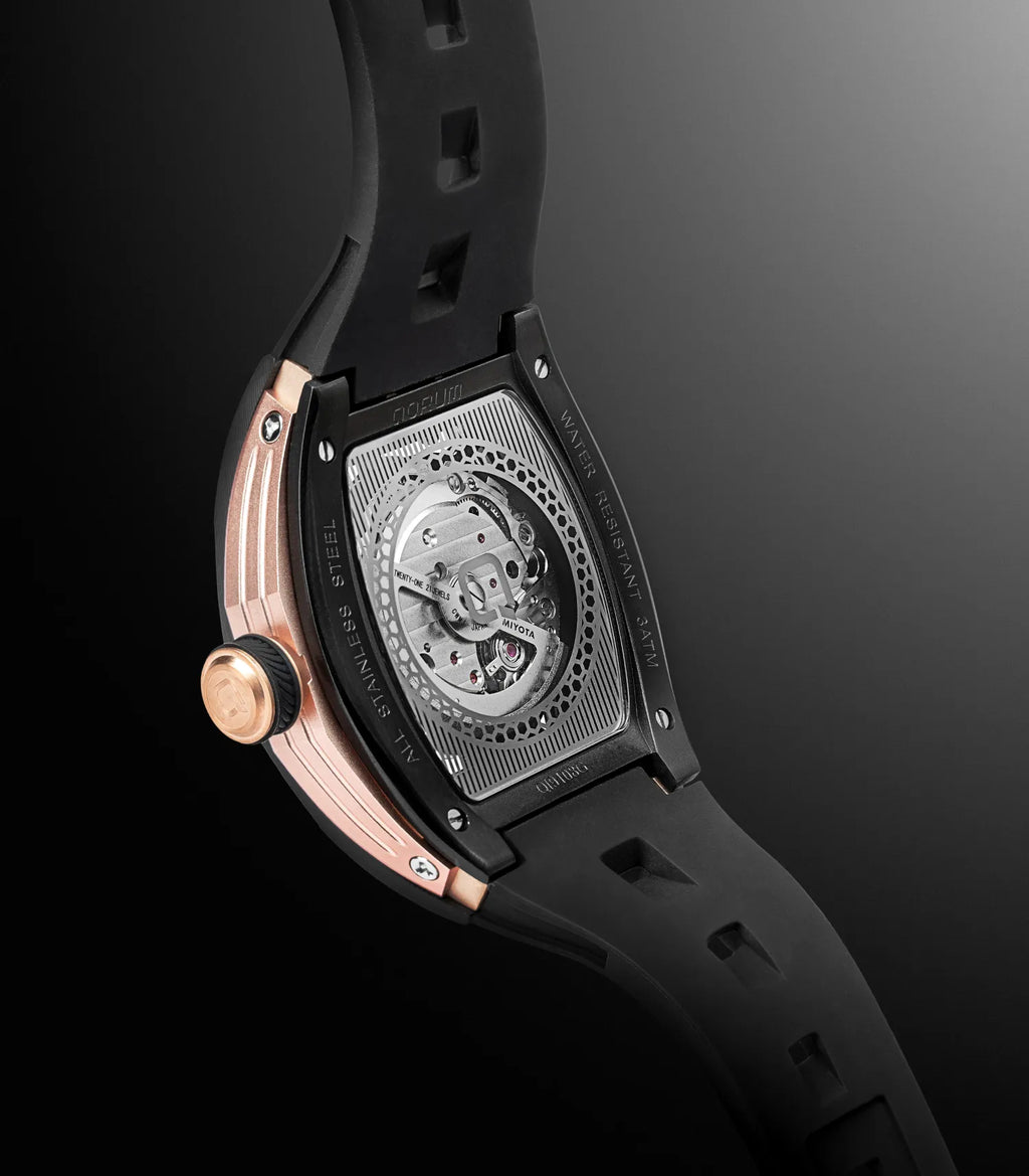 Qorum Equinox Men’s Automatic Skeleton Watch