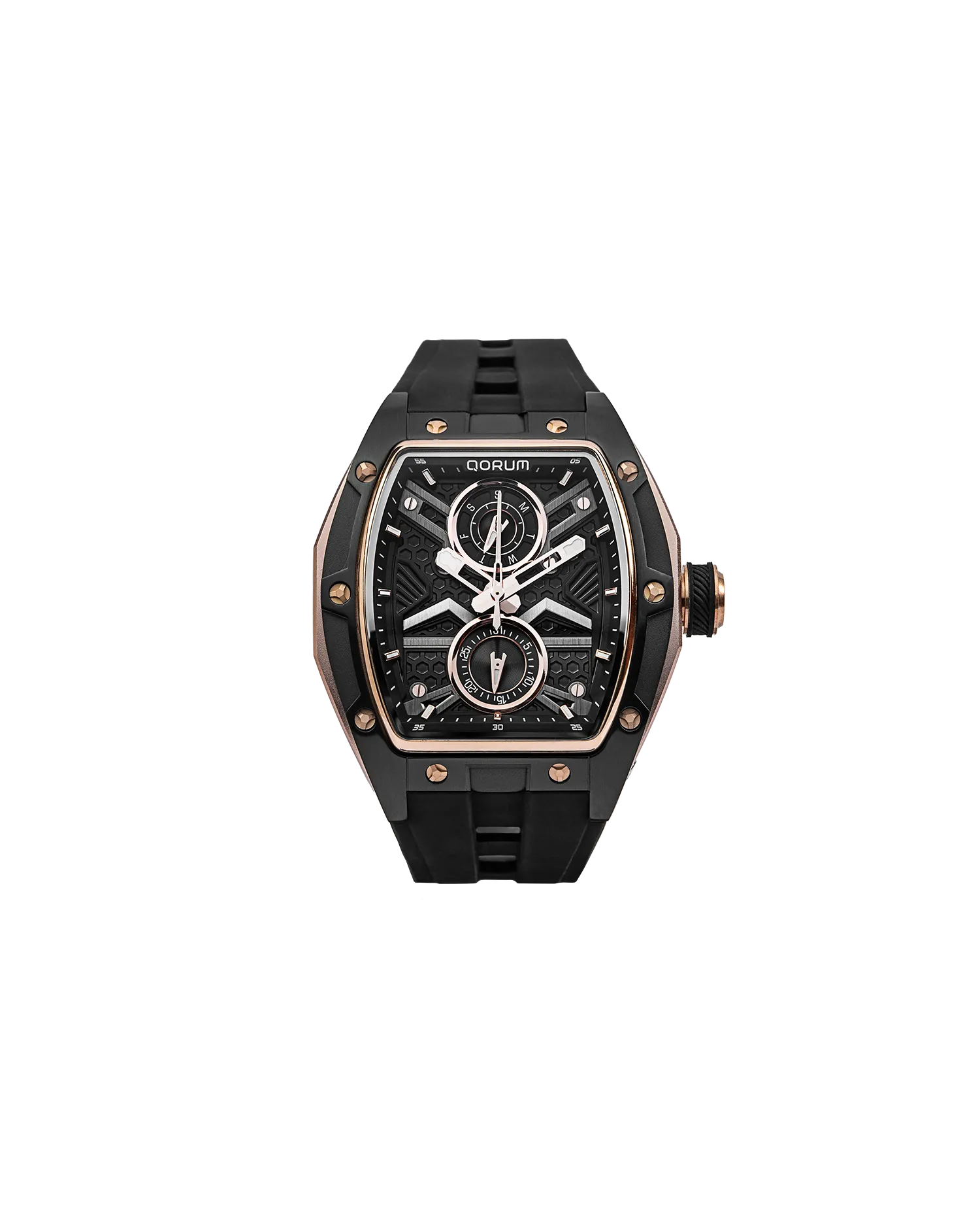 Qorum Equinox Men’s Multi-Function Skeleton Watch