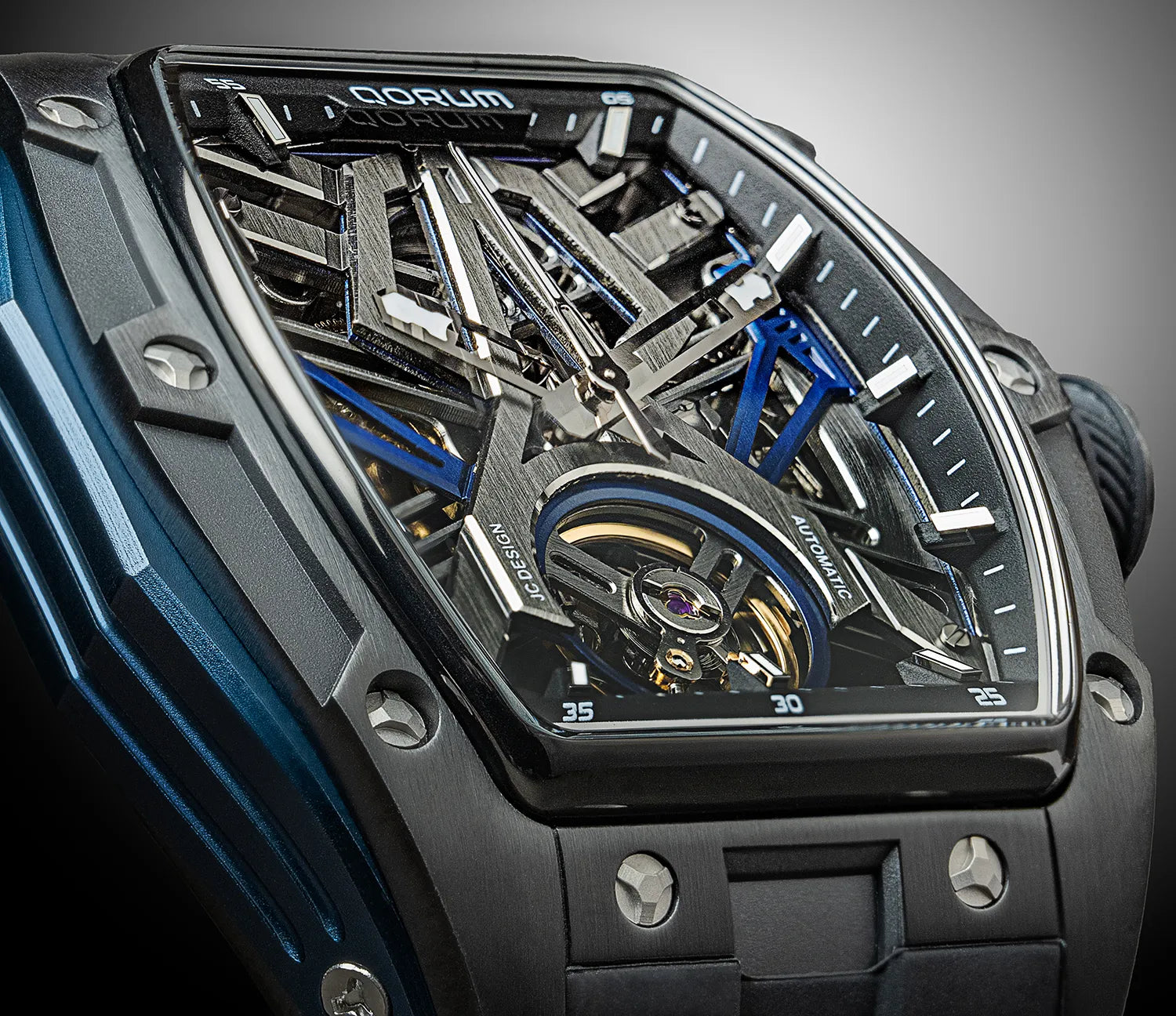 Qorum Equinox Men’s Automatic Skeleton Watch