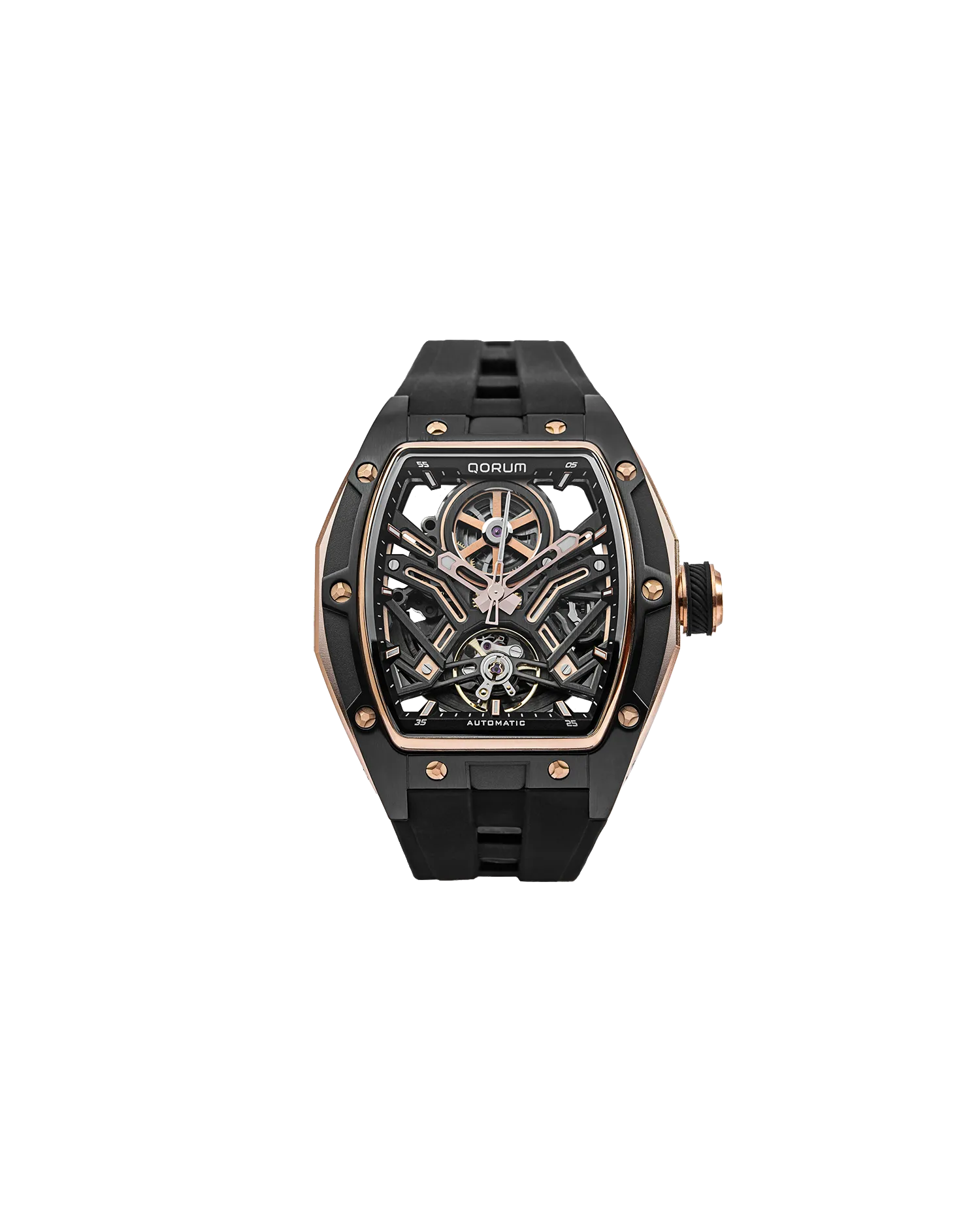 Qorum Equinox Men’s Automatic Skeleton Watch