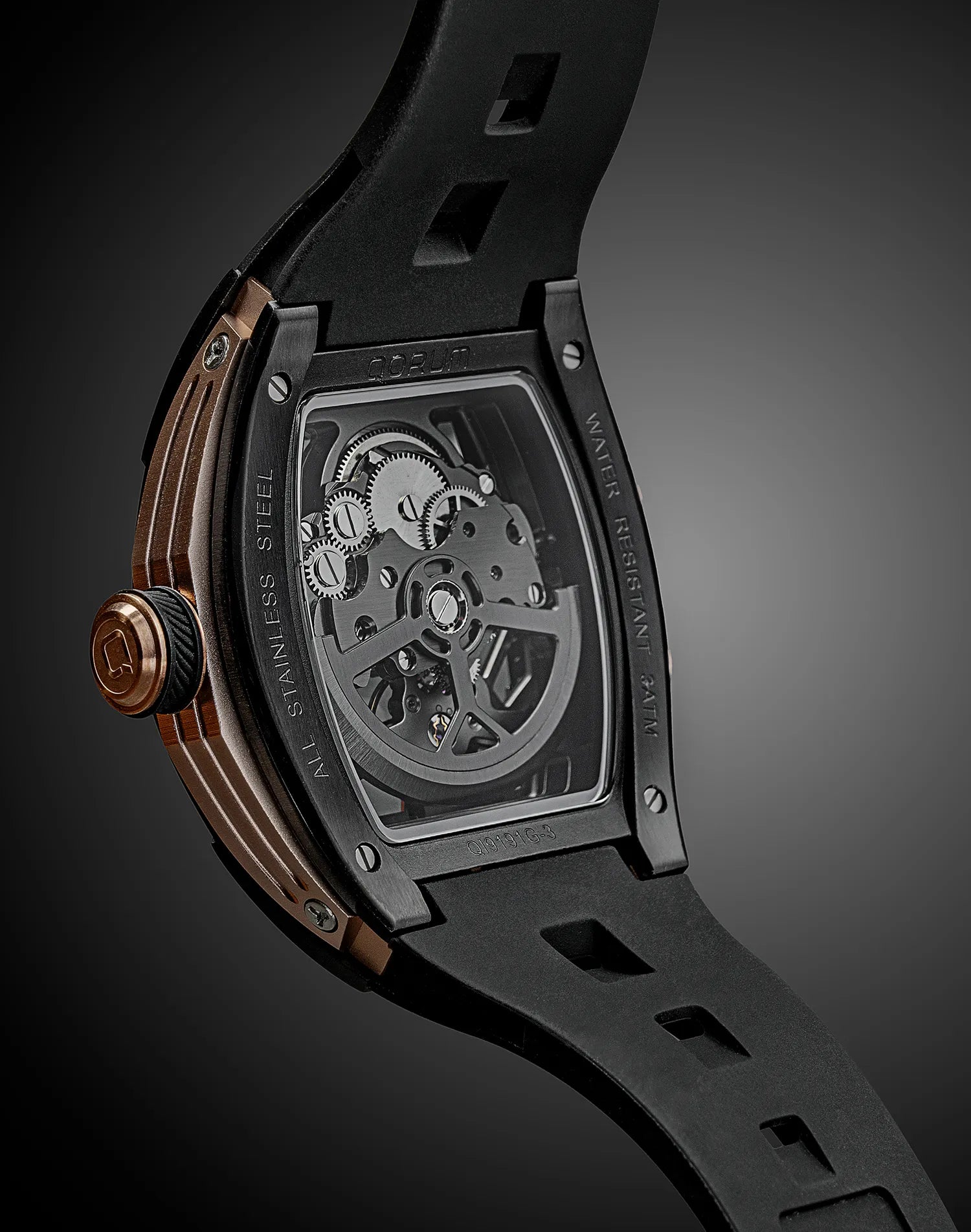 Qorum Equinox Men’s Automatic Skeleton Watch