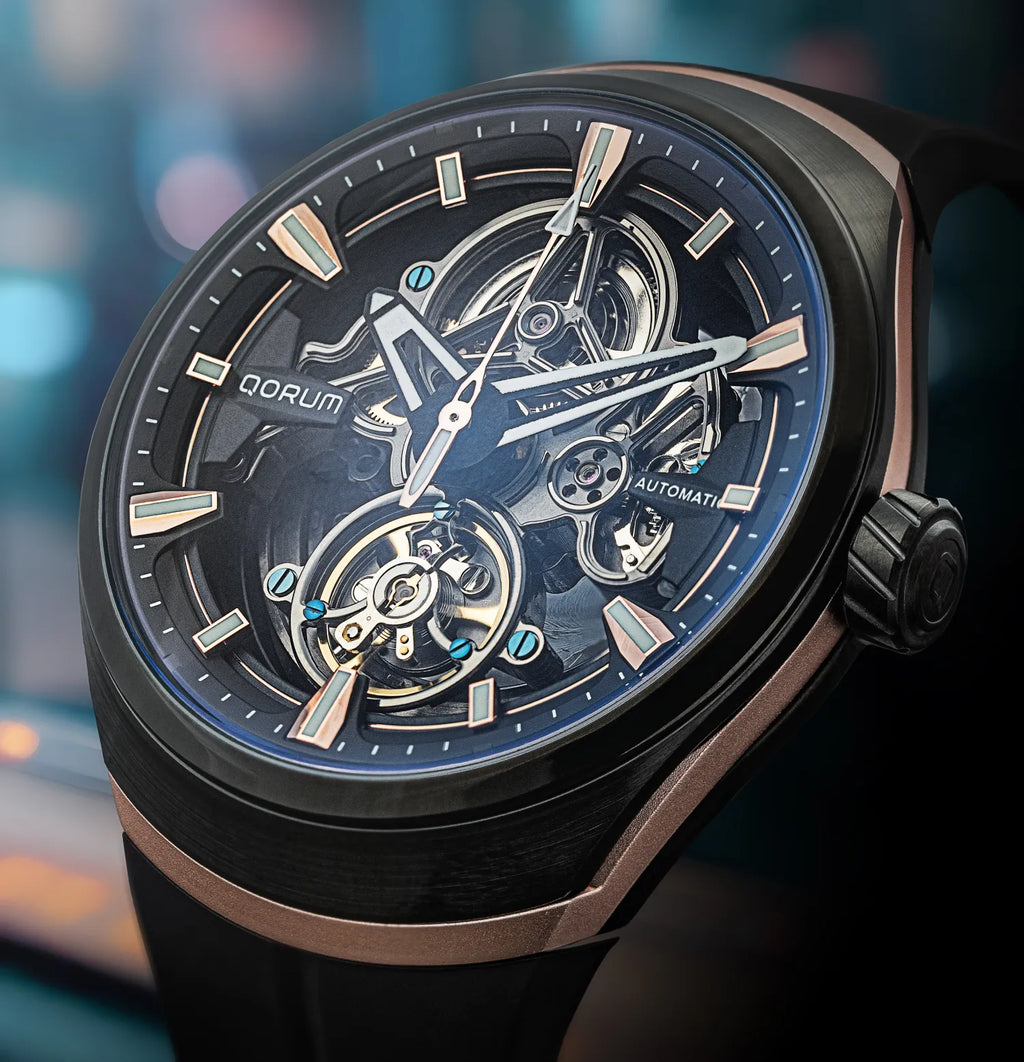 Qorum Equinox Men’s Automatic Skeleton Watch