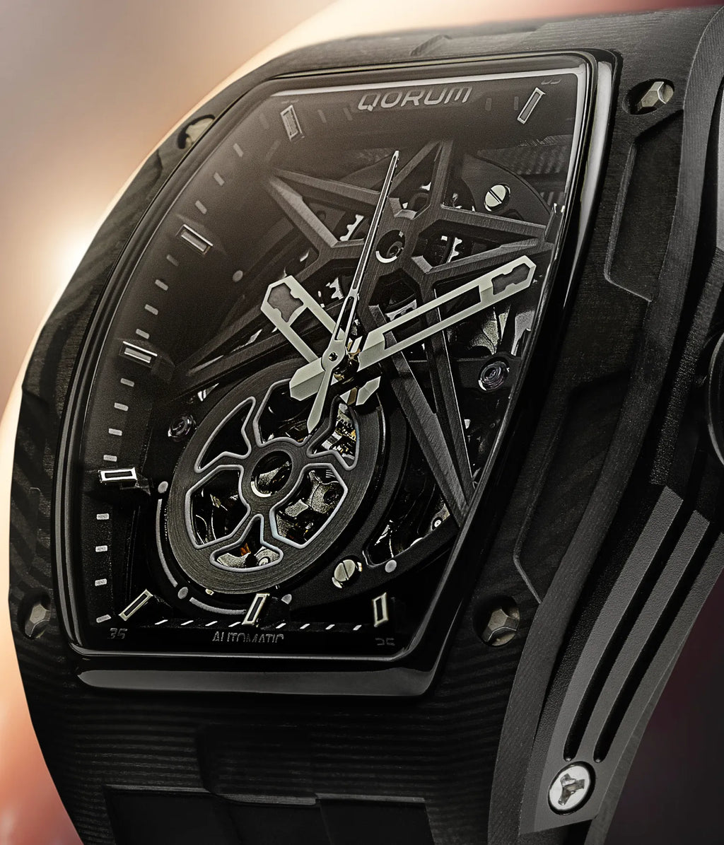 Qorum Equinox Men’s Automatic Skeleton Watch