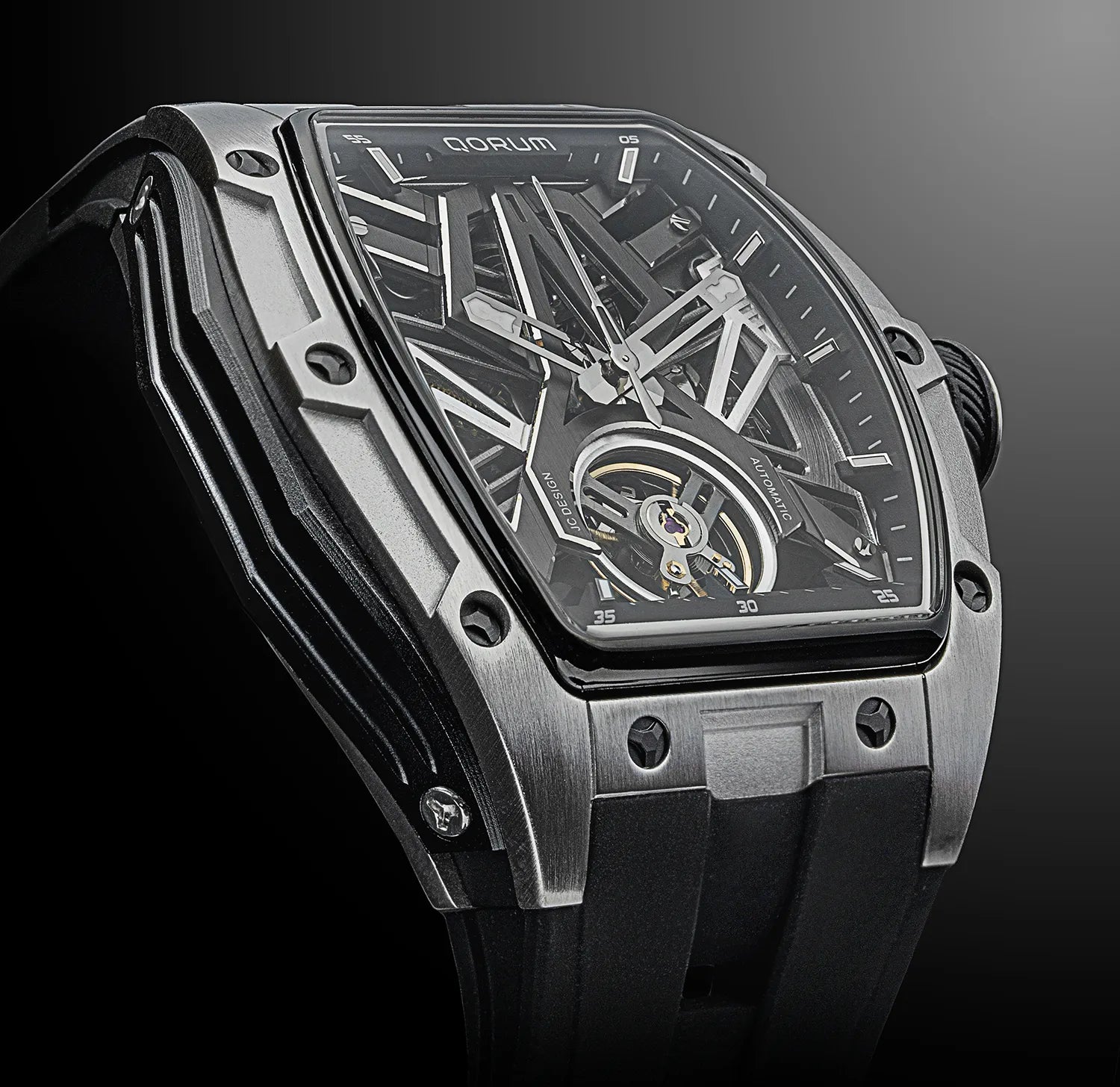 Qorum Equinox Men’s Automatic Skeleton Watch
